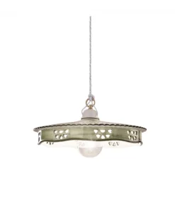 Alessandria Sospensione, Con Fili Di Diversi Colori Sul Paraluce