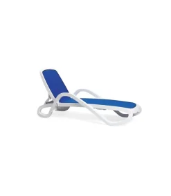 Alfa, Lettino Prendisole In Polipropilene E Tessuto