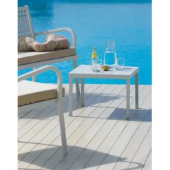 Alice Dv Divanetto In Acciaio Zincato Con Braccioli