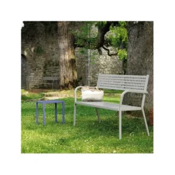 Alice Pb Panca In Acciaio Zincato Con Braccioli