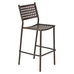 Alice Sg Sgabello In Acciaio Zincato