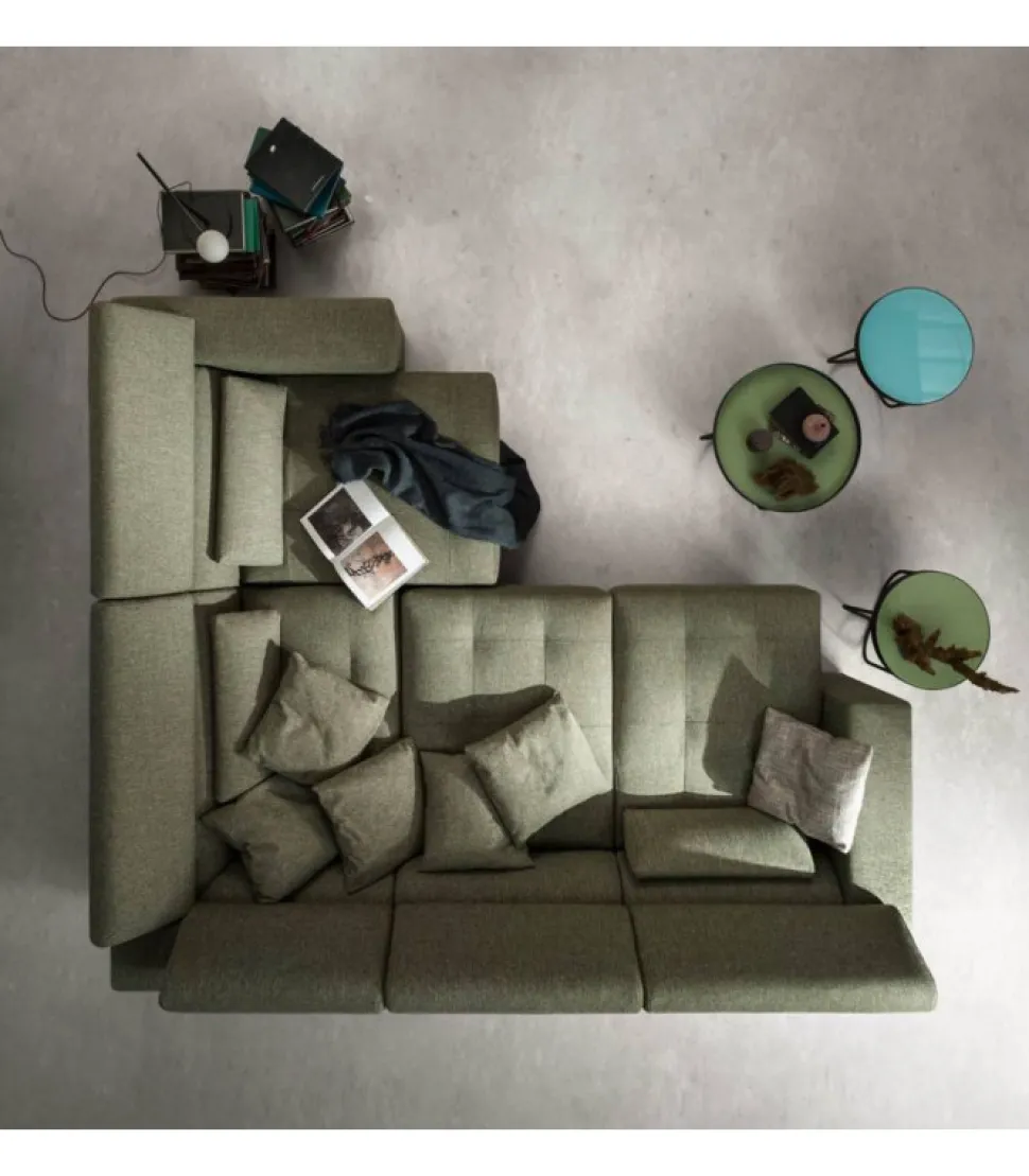 Alter Angolare, Moderno Divano Componibile Altamente Personalizzabile