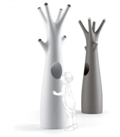 Appendiabiti In Polietilene, Accessoriabile Di Luce A Led, Con 6 Appendici.