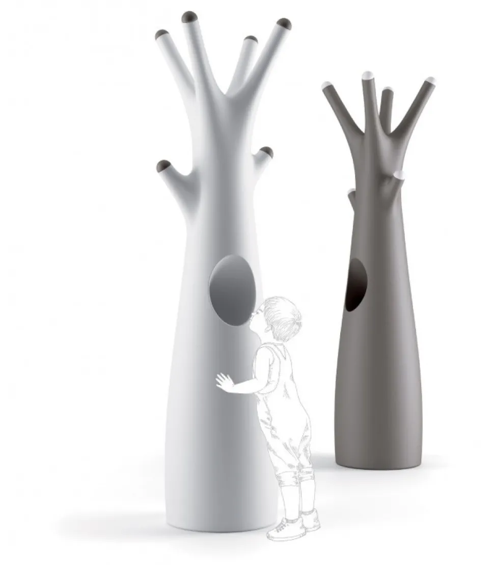 Appendiabiti In Polietilene, Accessoriabile Di Luce A Led, Con 6 Appendici.