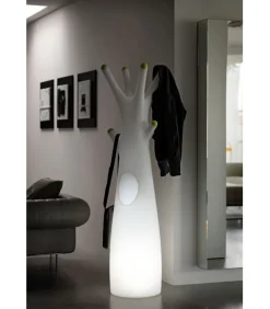 Appendiabiti In Polietilene, Accessoriabile Di Luce A Led, Con 6 Appendici.