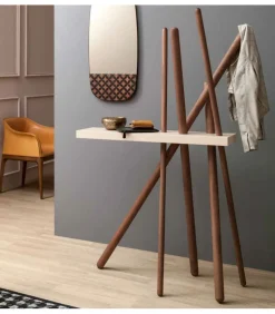 Appendiabiti Wood, 100% Made In Italy.