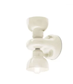 Applique In Ceramica Smaltata Di Ferroluce, Realizzata Interamente In Italia.