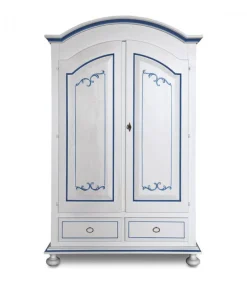 Armadio Battente 2 Ante Con 2 Cassetti Classico Italiano