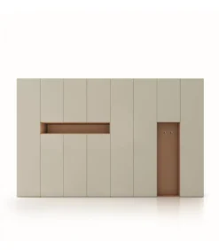 Armadio Battente Con Vano Porta Scarpe E Appendiabiti.