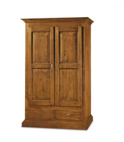 Armadio Classico Italiano 2 Ante Battenti Con 2 Cassetti Esterni