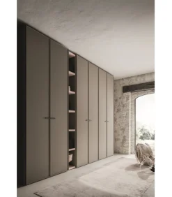 Armadio Con Anta Cornice E Libreria