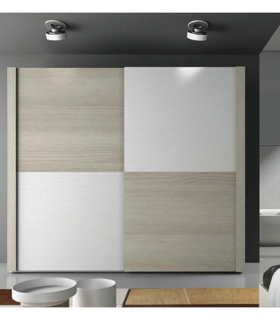 Armadio Lineare A 2 Ante Maxi Scorrevoli Barcellona 65/66B.