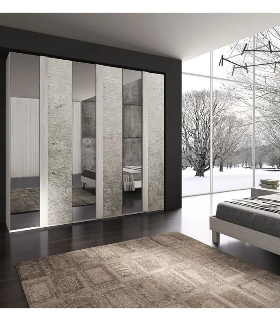 Armadio Ravenna 140, 100% Made In Italy.