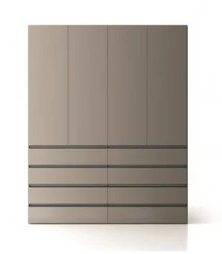 Armadio Stagionale 4 Ante E 8 Cassetti