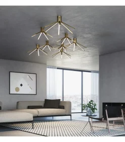 Aster, Lampada A Soffitto A 6 Luci Grande