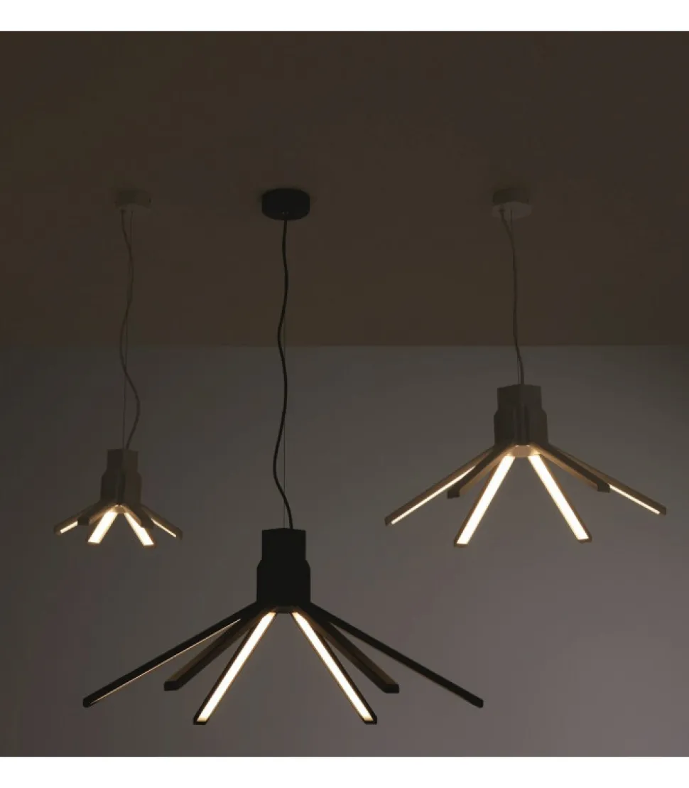 Aster, Sospensione A 6 Luci Extra Large