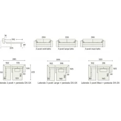 Aston, Divano Letto Con Penisola Ma Anche Lineare