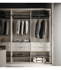 Cabina Armadio Lineare Con Cassettiere