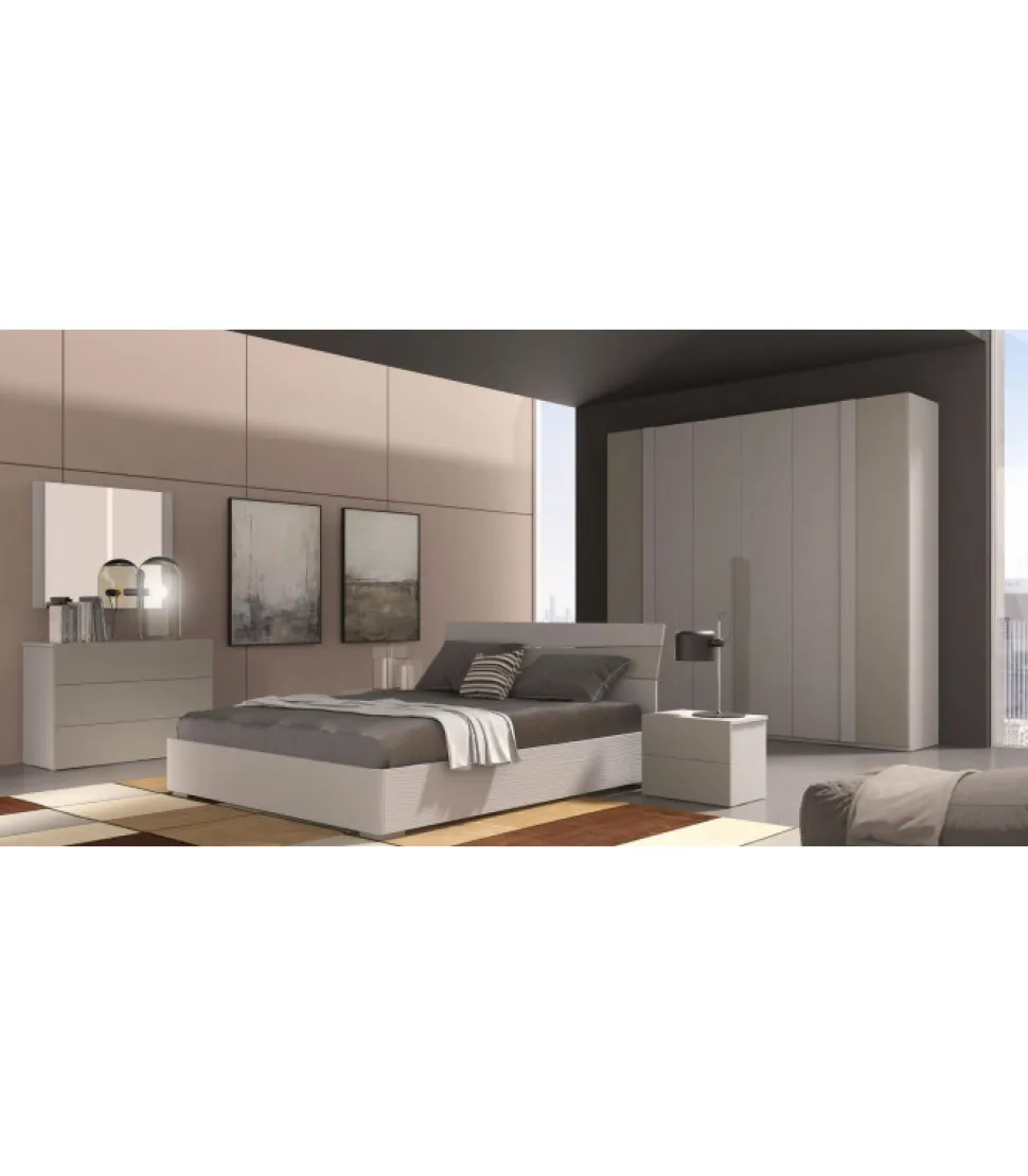 Camera Completa Con Letto Matrimoniale E Armadio 6Ante Stagionale