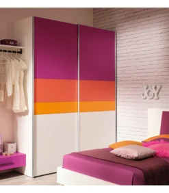 Camera Da Letto Componibile, Yc315 Di Moretti Compact, Realizzata Interamente In Italia.