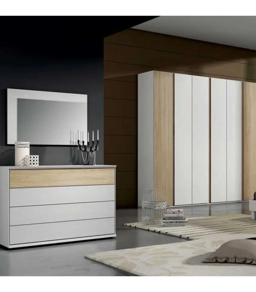 Camera Matrimoniale Gold Composizione 9, 100% Made In Italy.