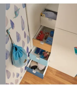 Cameretta Componibile Con Letto A Soppalco - Modello Kc511