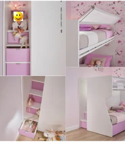 Cameretta Componibile Kc513: Il Tuo Spazio Bambini Ottimizzato Con Stile