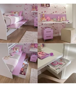 Cameretta Componibile Kc513: Il Tuo Spazio Bambini Ottimizzato Con Stile