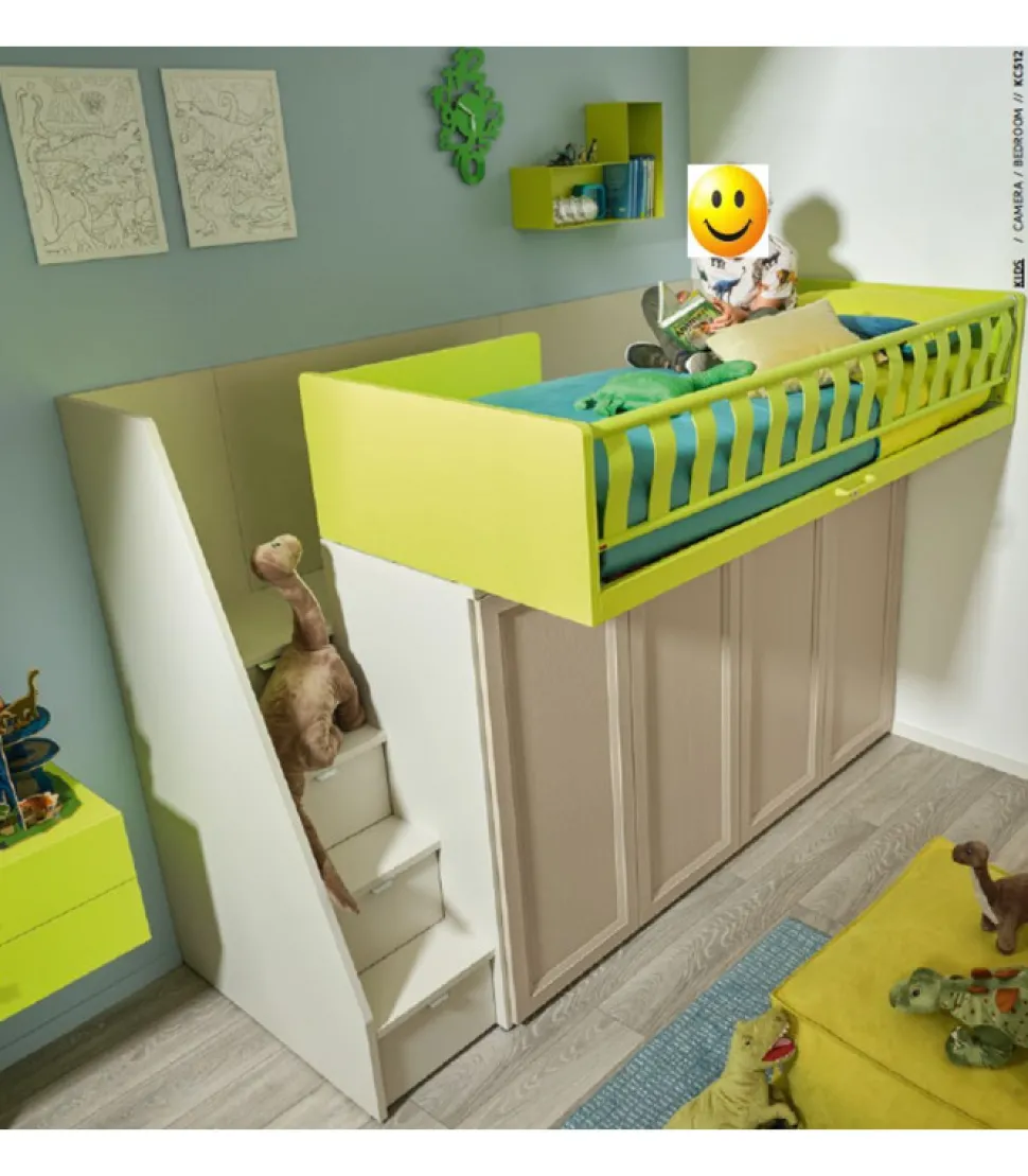 Cameretta Componibile Kc512: Spazio, Stile E Funzionalita Per La Tua Casa