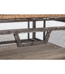 Cassettiera 22C Officina Struttura In Ferro. Cassetti In Ferro, Zinco E Legno Di Pino