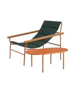 Chaise-Lounge Dress Code Glam Di Scab, Progettata E Realizzata In Italia Per L'Uso Outdoor, Certificata Catas.