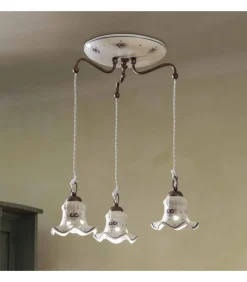 Chieti Sospensione, Con Fili Di Diversi Colori Sul Paraluce