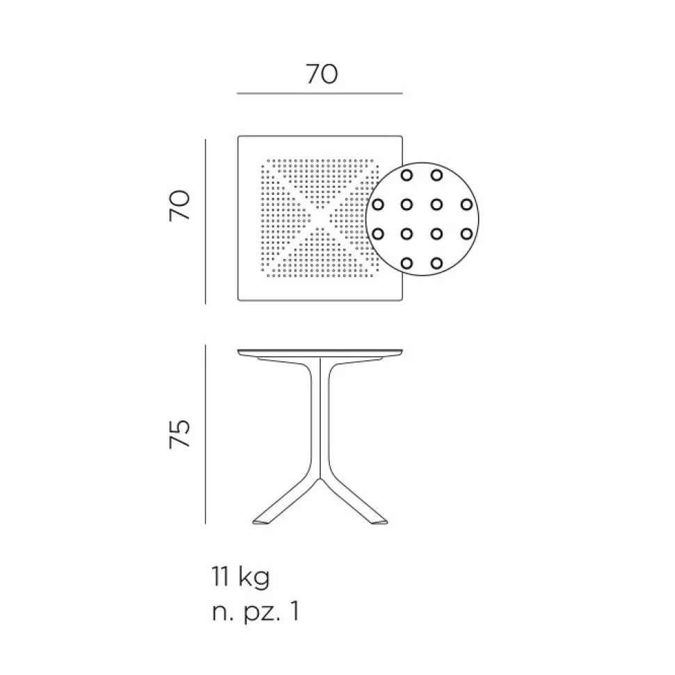 Clip Tavolo Colorato Per Esterno