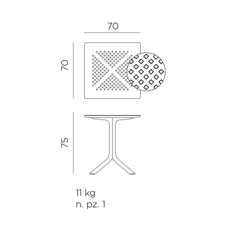 Clipx Tavolo Colorato Per Esterno