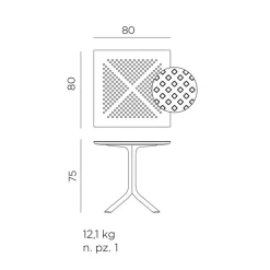 Clipx Tavolo Colorato Per Esterno