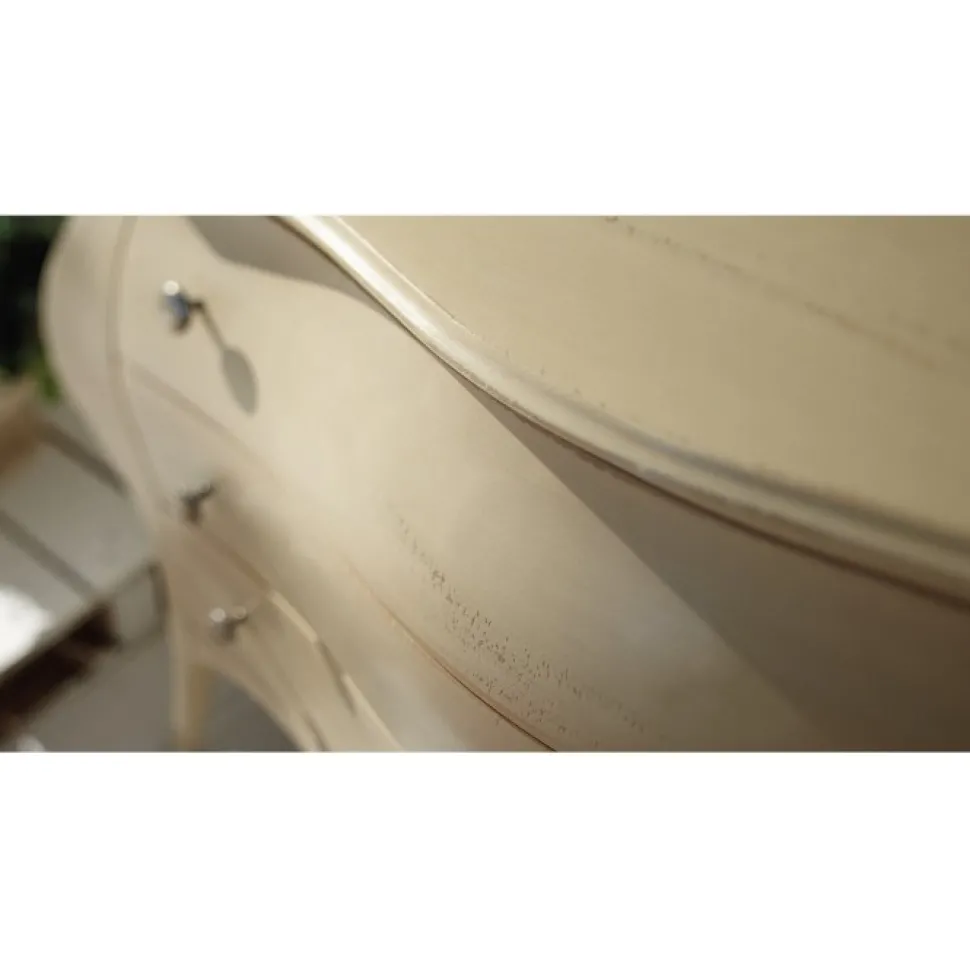 Como Bombato 3 Cassetti 2243 Finitura Shabby Chic