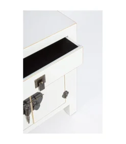 Comodino 2A-1C Pechino Bianco