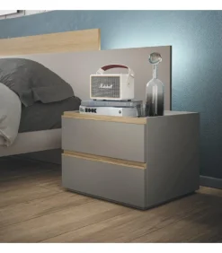 Comodino Modo Con 2 Cassetti