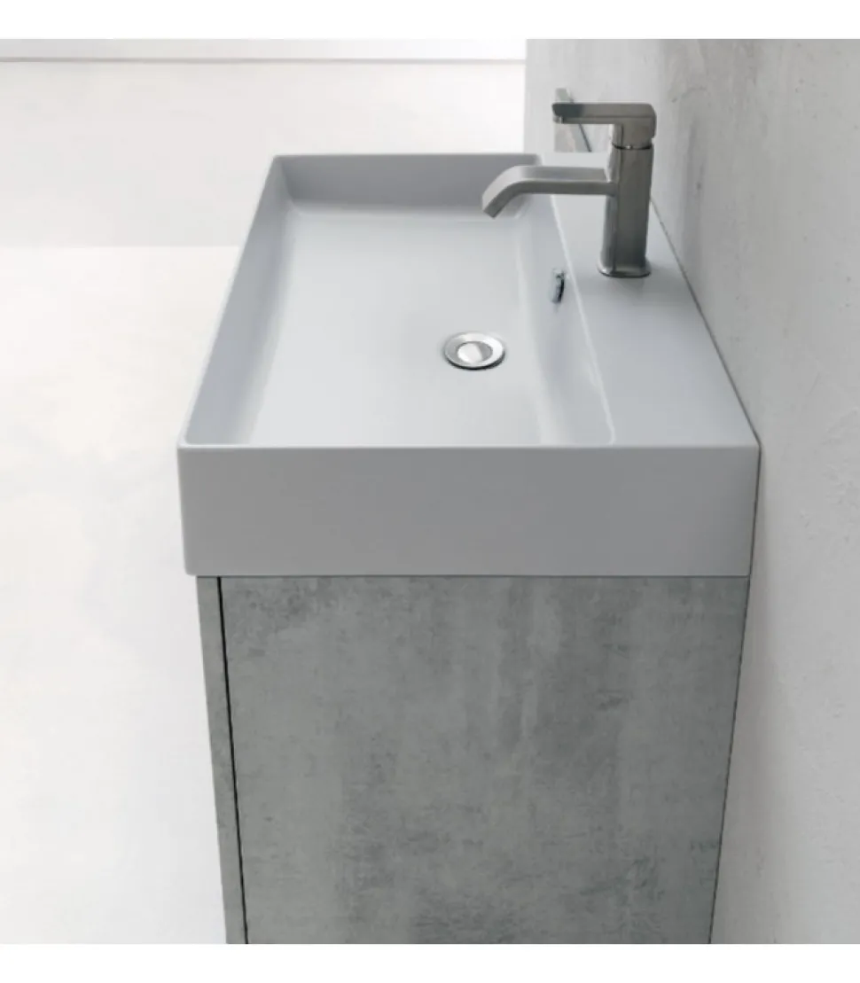 Composizione Bagno Bd019 Del Gruppo B201 Di Compab, 100% Made In Italy.