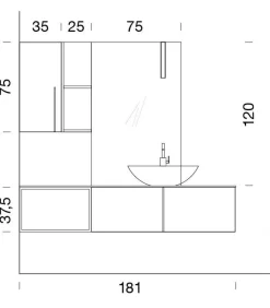 Composizione Bagno Made In Italy Del Gruppo B201 Di Compab.