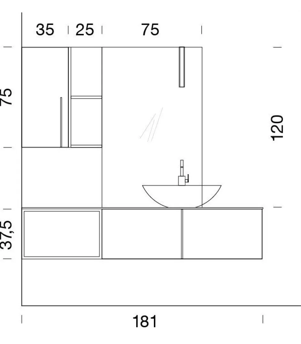 Composizione Bagno Made In Italy Del Gruppo B201 Di Compab.