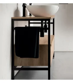 Composizione Bg009 Del Gruppo B-Go Di Bagni Compab, 100% Made In Italy.