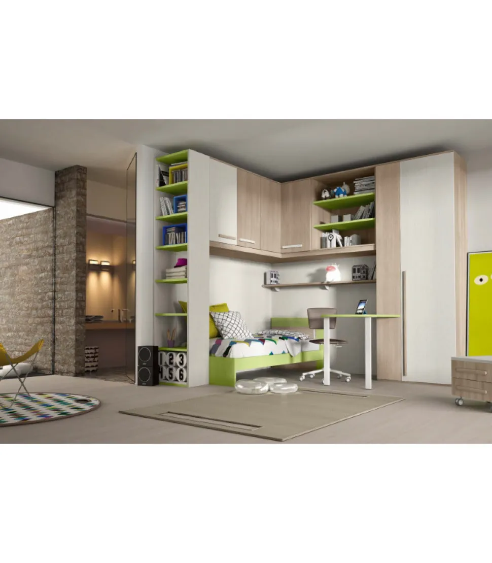 Composizione Pronta Per Cameretta Singola