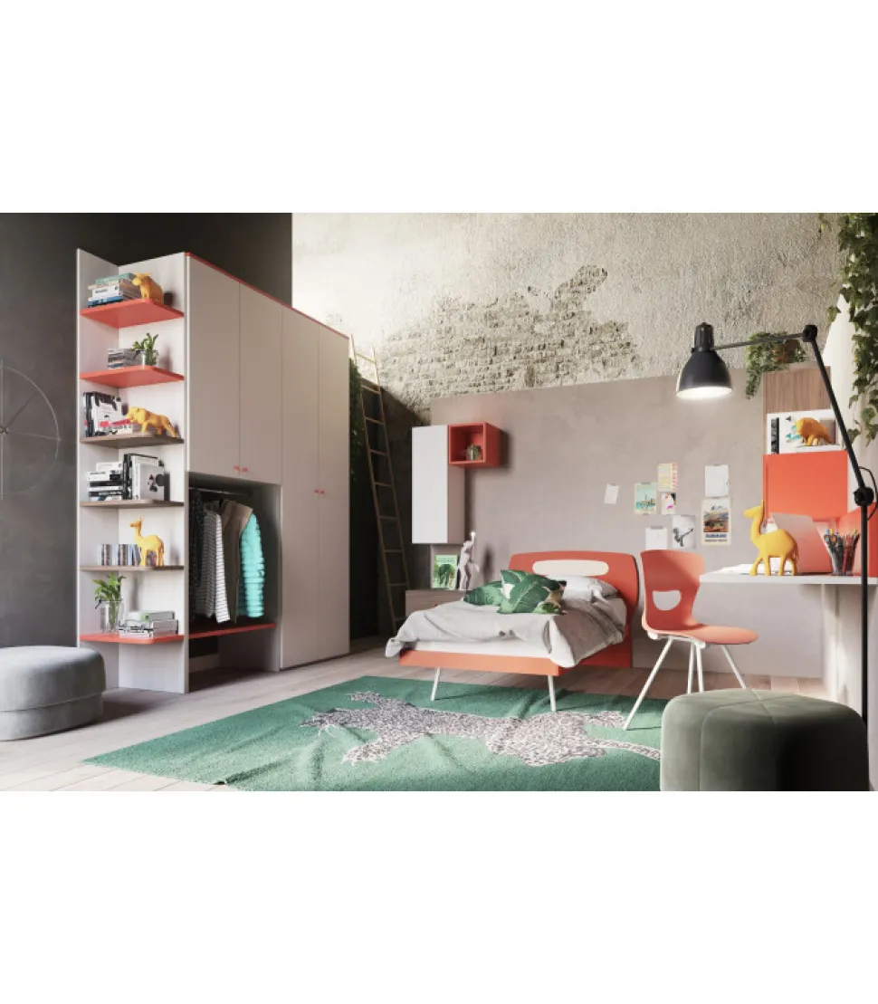 Composizione Pronta Per Cameretta Singola