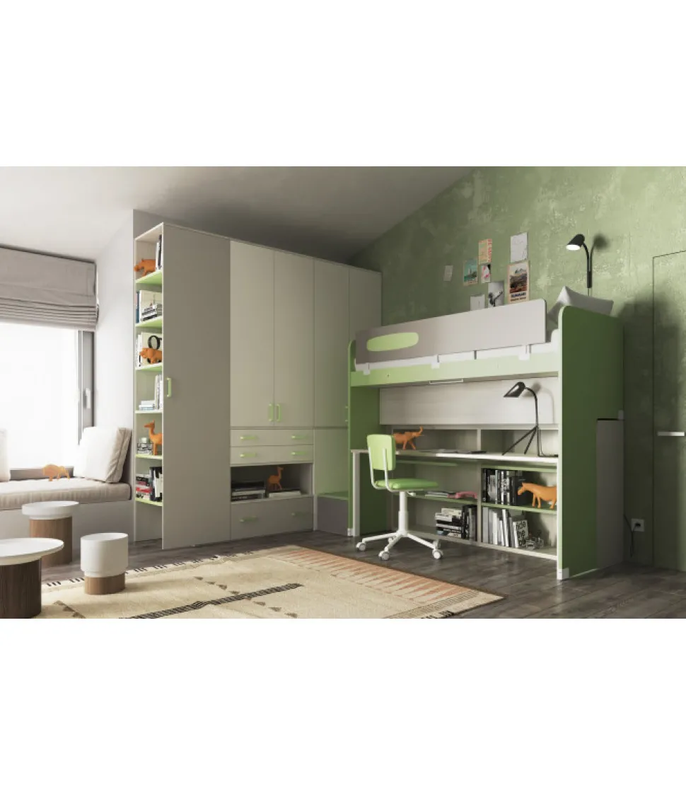 Composizione Pronta Per Cameretta Singola