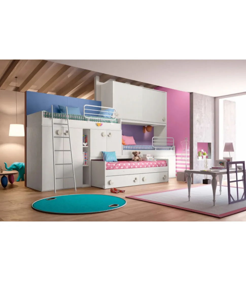 Composizione Pronta Per Cameretta Tripla