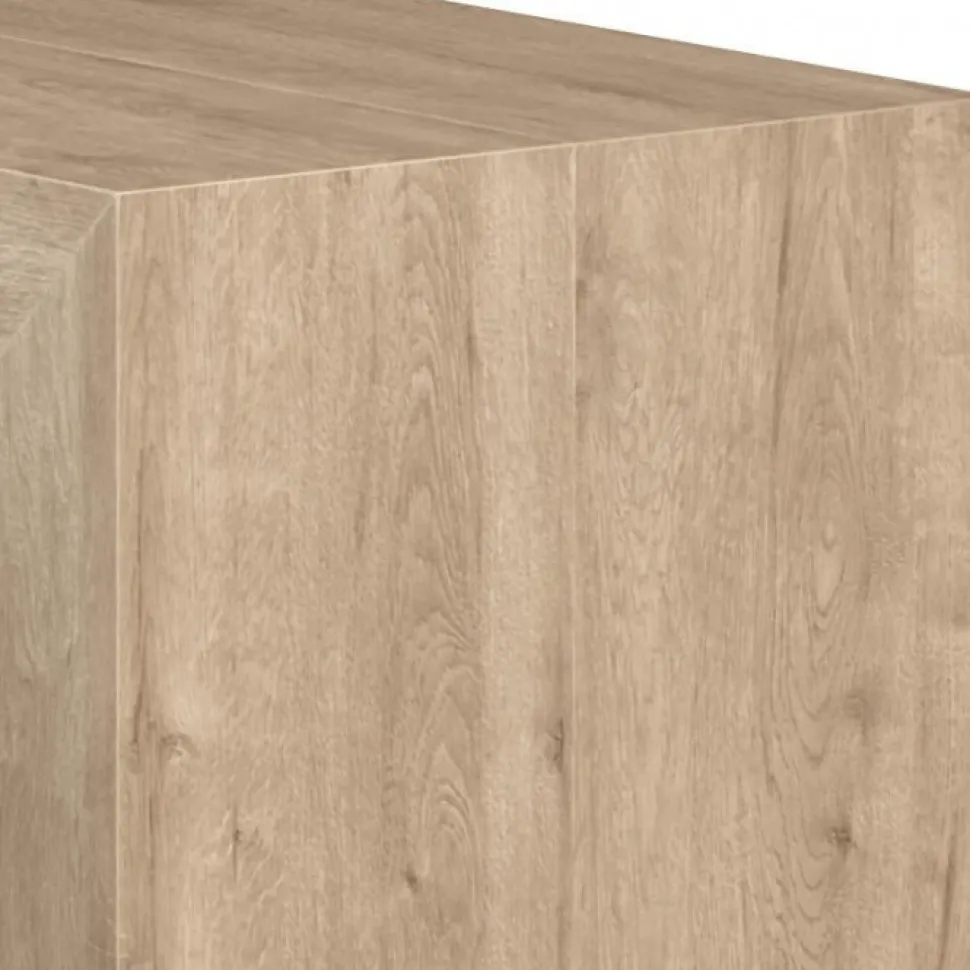 Consolle Allungabile Party Rovere Naturale, Diventa Un Comodo Tavolo