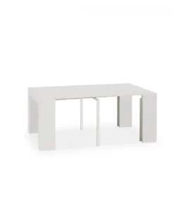 Consolle Allungabile Party Bianco, Diventa Un Comodo Tavolo