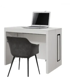 Consolle Allungabile Stoccolma Con Basamento A Ponte E Finiture Melaminiche Materici Sincoporo