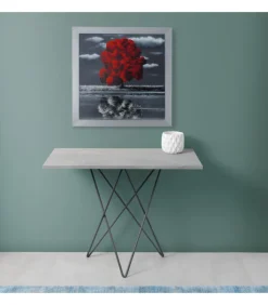 Consolle Fissa Con Basamento In Metallo